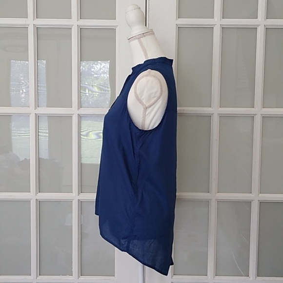 NEW Aeropostale Button Front High-low Sleeveless Blouse Size - M - Picture 5 of 13